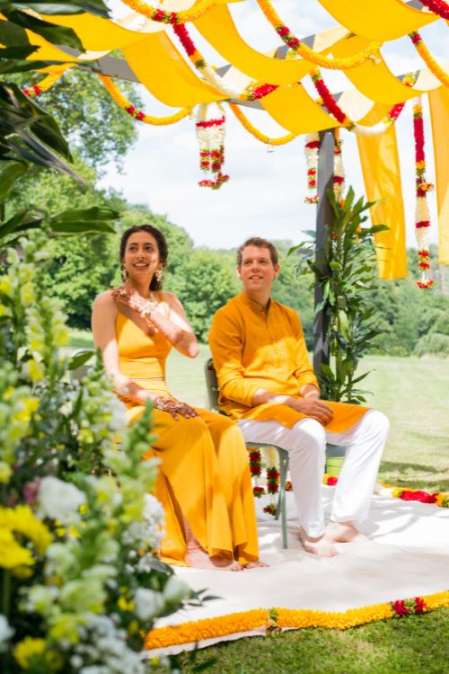 Mariage multiculturel indien américain français 4